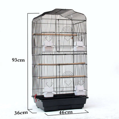 large wire bird cage for parrots