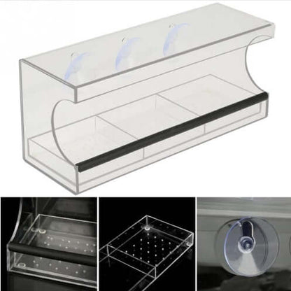 medium clear acrylic bird feeder