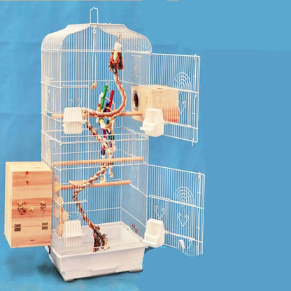 large wire bird cage for parrots