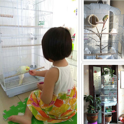 large wire bird cage for parrots